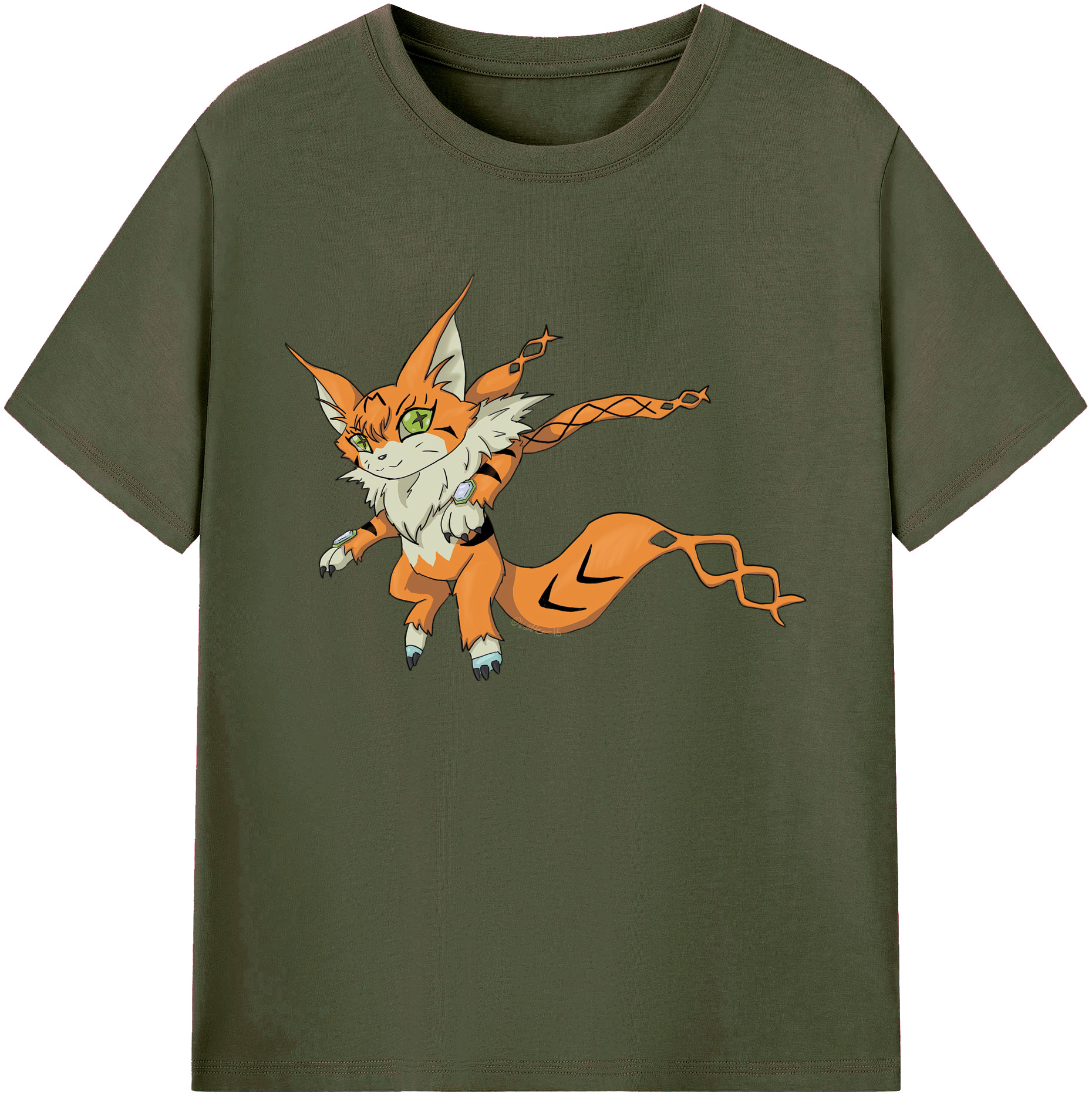 （画像用） Digimon デジタルモンスター/デジモン 綿100％ メンズ半袖Tシャツ｜肌触りやわらか＆通気性